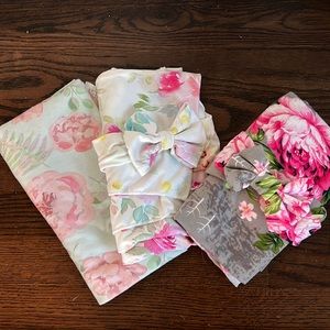 Floral newborn swaddles